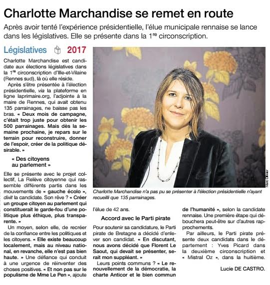 Dans la presse - Charlotte Marchandise